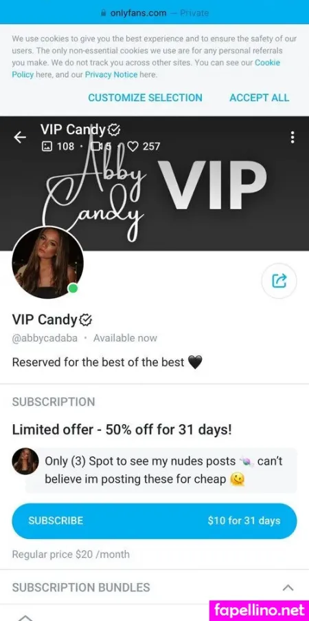 Abbycadaba OnlyFans Thumbnail #Dkc9hIJAcV