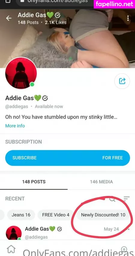 Addiegas OnlyFans Thumbnail #LuyEHt3glB