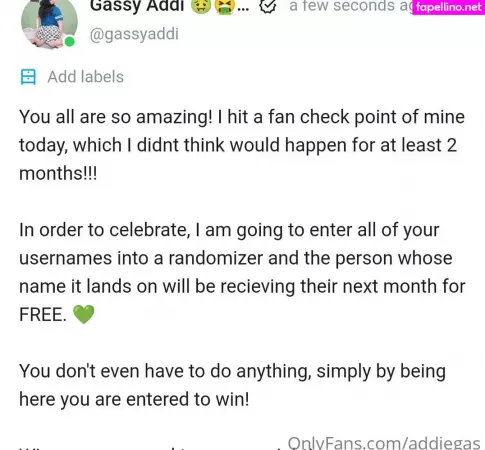 Addiegas OnlyFans Thumbnail #NZ522PlfNc