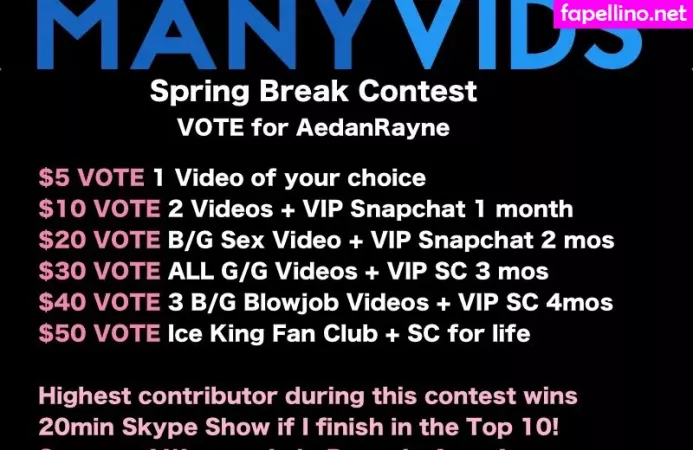 Aedanraynevip OnlyFans Thumbnail #fjCtJFMyHw