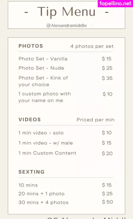 Alexandramiddle OnlyFans Thumbnail #BiXsW1thOZ