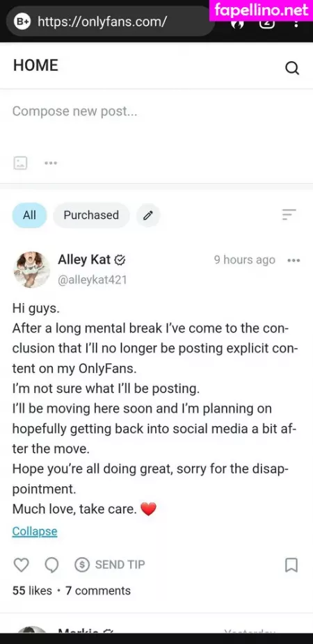 Alleykat421 OnlyFans Thumbnail #1meABtCoku