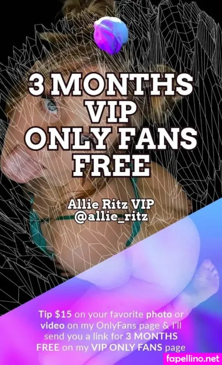 Allie Ritz OnlyFans Thumbnail #RlOmaGBudx