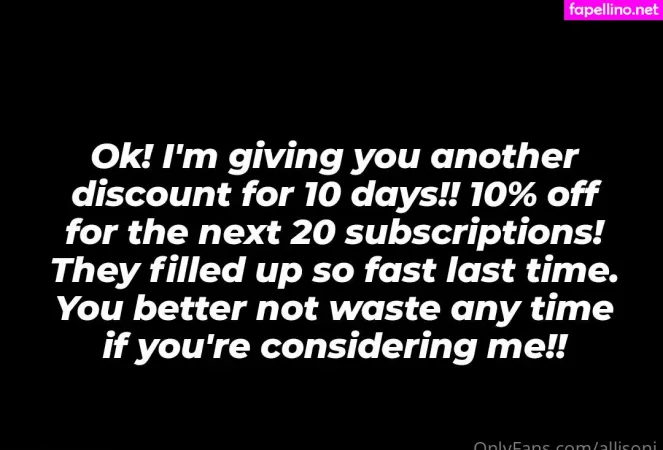 Allisonj OnlyFans Thumbnail #LQs3AwuEap