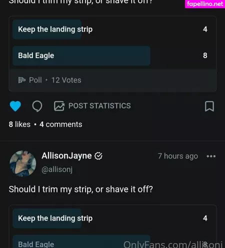 Allisonj OnlyFans Thumbnail #bjSghwDw4A