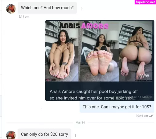 Anais Amore OnlyFans Thumbnail #e4sMo8Flc7