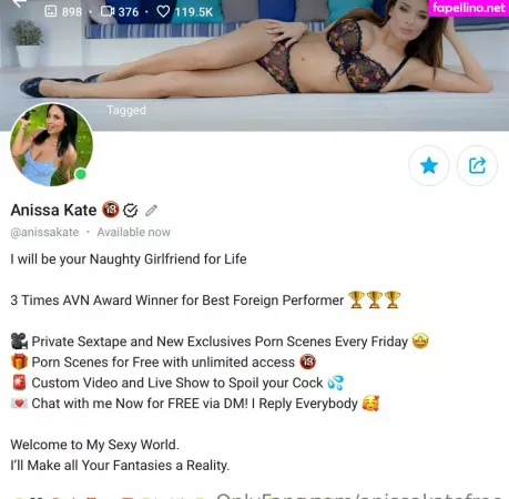 Anissakatefree OnlyFans Thumbnail #fFEVeOcOpr