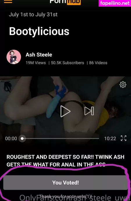 Ash Steele Uwu OnlyFans Thumbnail #JU0sJhapRV