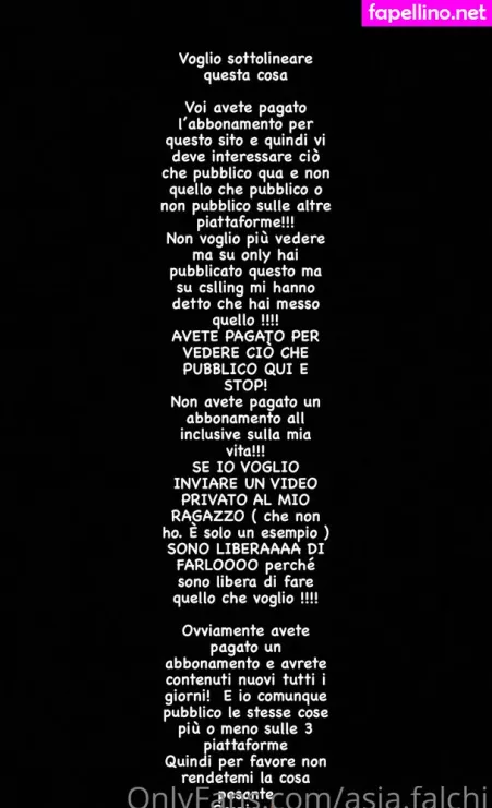 Asia Falchi OnlyFans Thumbnail #FQyU0gisJ8