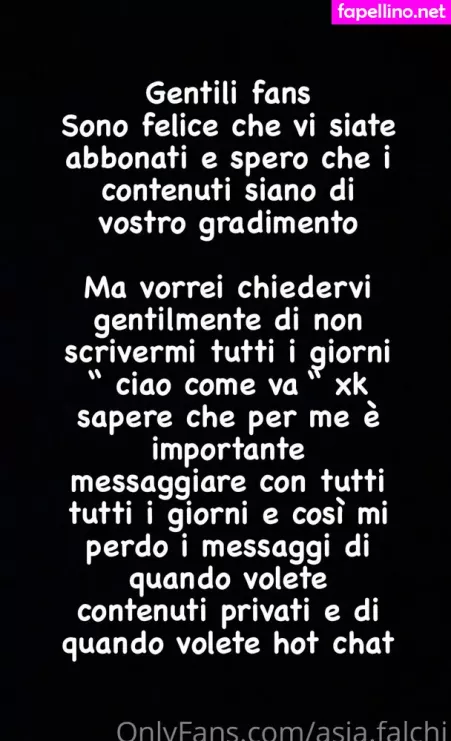 Asia Falchi OnlyFans Thumbnail #PcgFK9aWsD