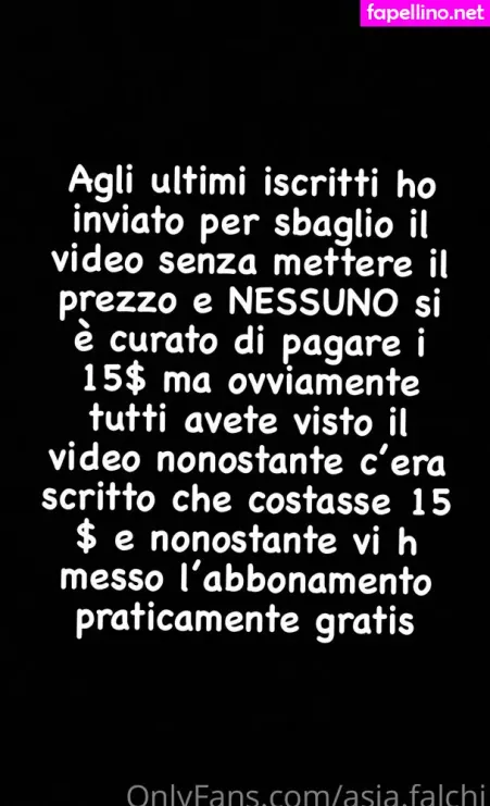 Asia Falchi OnlyFans Thumbnail #WzNIXsNaQ3