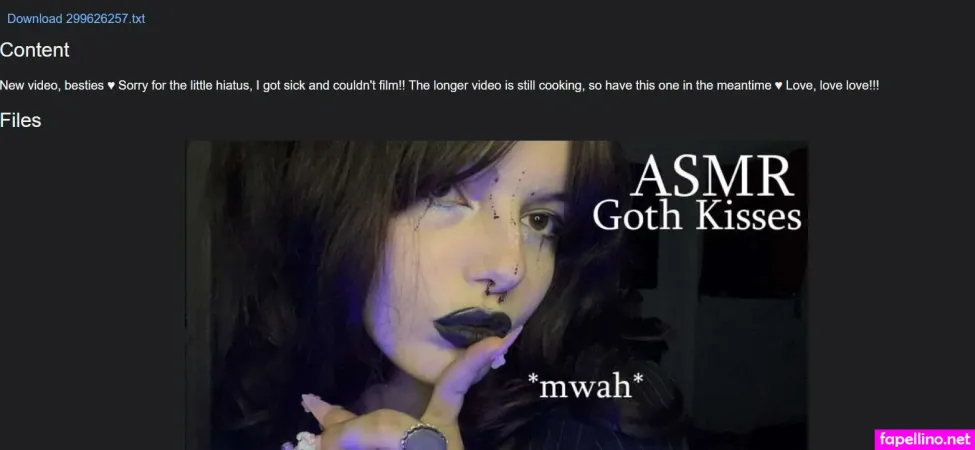 Asmr Creature OnlyFans Thumbnail #5HBjCIoPxk