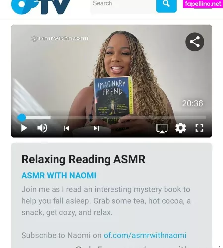 Asmrwithnaomi OnlyFans Thumbnail #T2jCmhF4nQ