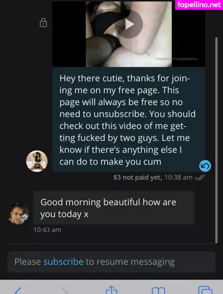 Babydollfayfree OnlyFans Thumbnail #UZhu1Hh8CR