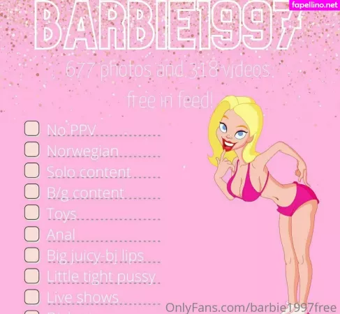 Barbie1997free OnlyFans Thumbnail #mcmIckwSZB