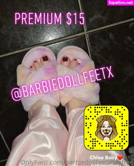 Barbiedollfeetxoxofree OnlyFans Thumbnail #btPEvJEwXO