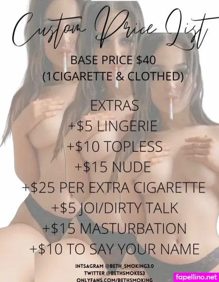 Bethsmoking OnlyFans Thumbnail #8KwfdX0Trs