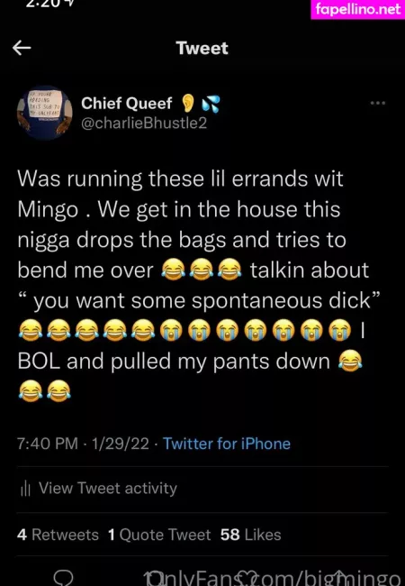 Bigmingo OnlyFans Thumbnail #zeaGxxmxxI