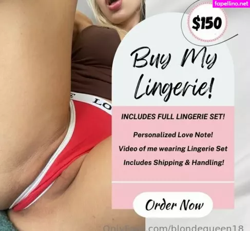 Blondequeen18 OnlyFans Thumbnail #S7SIiyaMyW