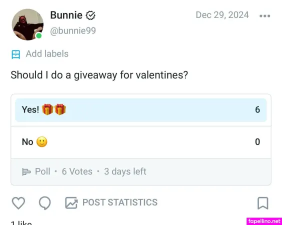 Bunnie99 OnlyFans Thumbnail #p5yE9OH9Lu