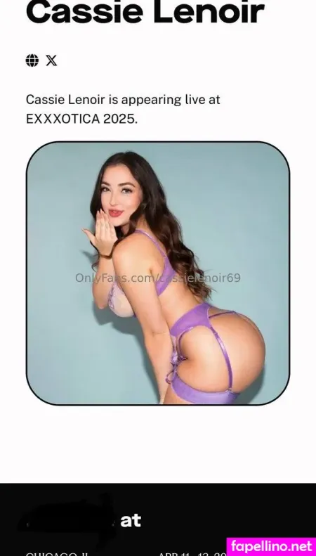 Cassielenoir69 OnlyFans Thumbnail #vyCkcS4aik