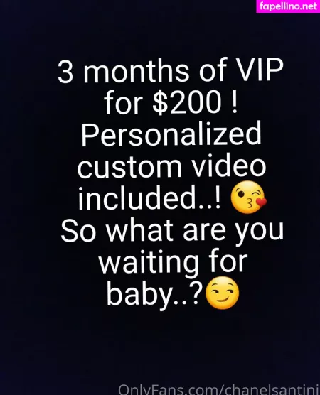 Chanelsantini OnlyFans Thumbnail #mfM09E7Pdz