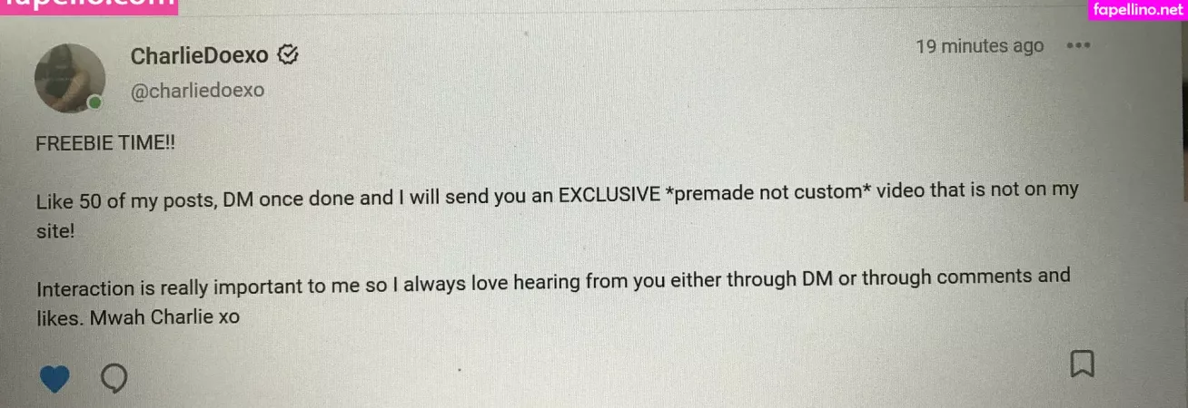 Charliedoexofree OnlyFans Thumbnail #5qUWNxxYkv