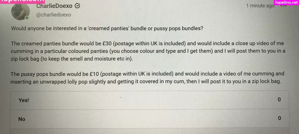 Charliedoexofree OnlyFans Thumbnail #T26Y9eopkr