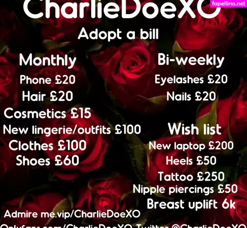 Charliedoexofree OnlyFans Thumbnail #mKUNxdu82B