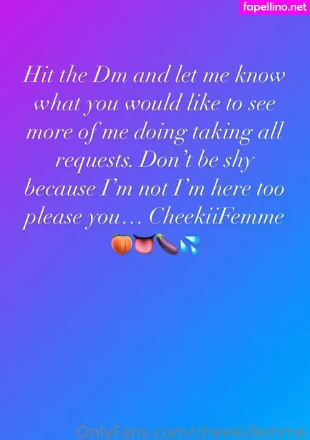 Cheekiifemme OnlyFans Thumbnail #anHsE1mBLx