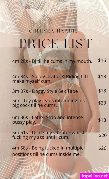 Chelsea Hardie OnlyFans Thumbnail #UbthLMXasB
