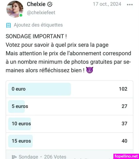 Chelxiefeet OnlyFans Thumbnail #Erqen3Q5Ak