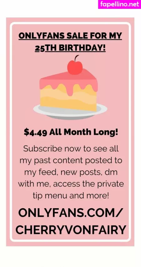Cherryvonfairyfree OnlyFans Thumbnail #TRW9TSjRxx