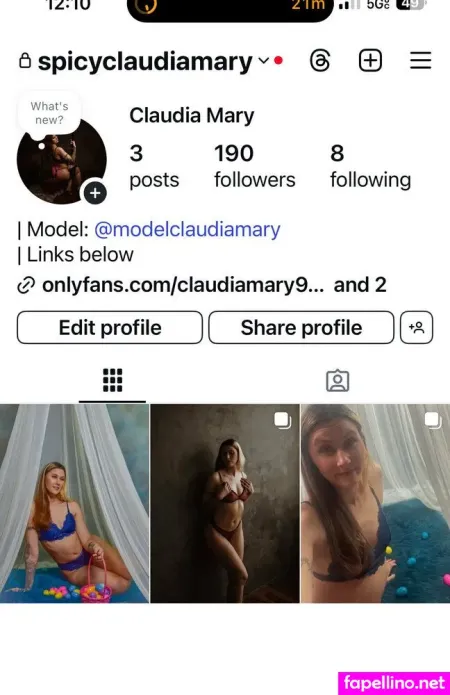 Claudiamary97 OnlyFans Thumbnail #spuqhzf3M8