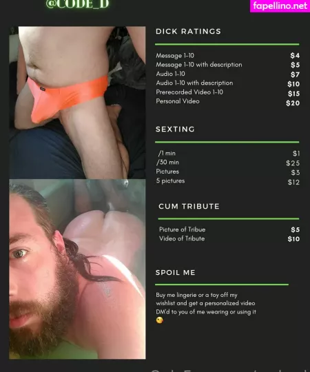 Code D OnlyFans Thumbnail #y8gvKtjJke