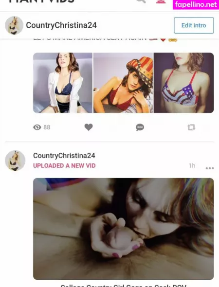 Country Christina OnlyFans Thumbnail #vd363egDDM