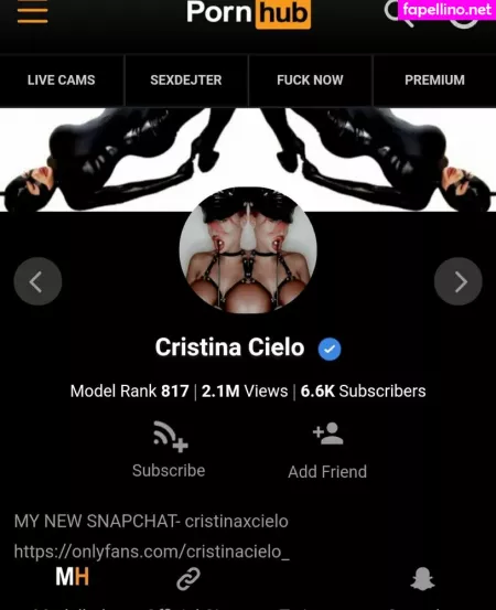 Cristinacielo OnlyFans Thumbnail #qDi57DN81c