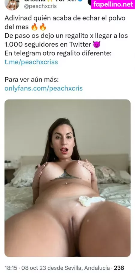 Cristinasanzganozaa OnlyFans Thumbnail #GjyzAFonub