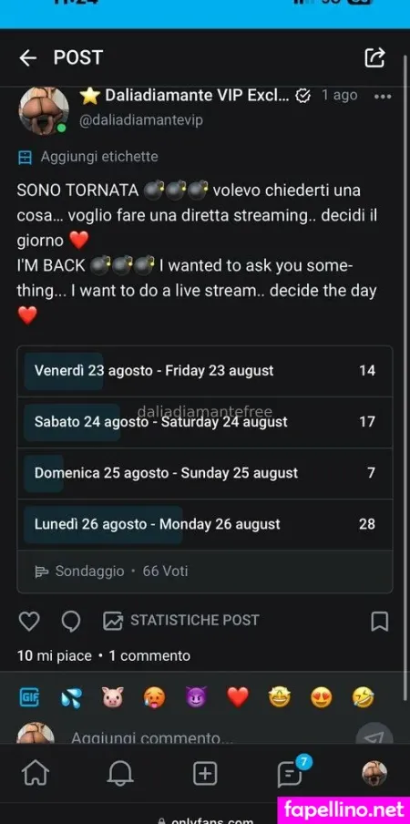 Daliadiamante OnlyFans Thumbnail #OxA0yt5LRh