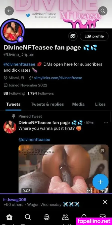 Divinenftease OnlyFans Thumbnail #60JqutshBM