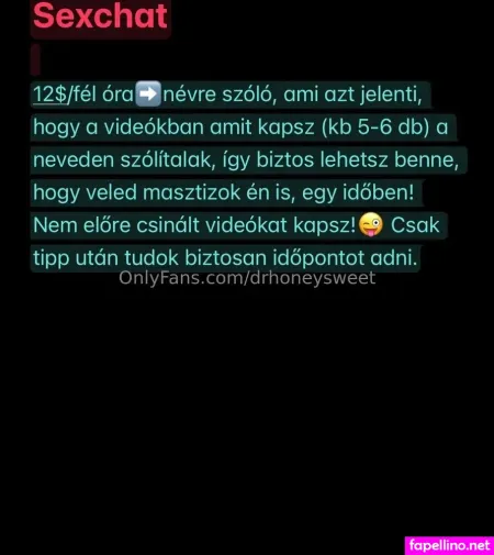 Drhoneysweet OnlyFans Thumbnail #OviogNcqzm