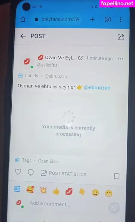 Ebruozan OnlyFans Thumbnail #ZQyA2VwNOI