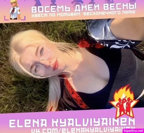 Elena Kyalviyainen OnlyFans Thumbnail #EPUY9OhP83