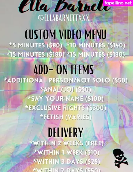Ellabarnett OnlyFans Thumbnail #knZk0gOMKo