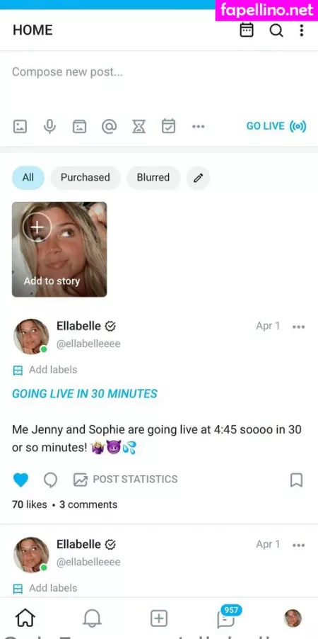 Ellabelleeee OnlyFans Thumbnail #uh7ht5hZgk