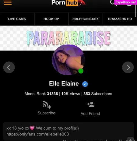 Ellebelle003 OnlyFans Thumbnail #vZ2k53HEKL