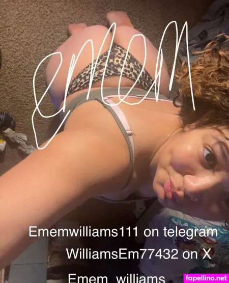 Ememwilliams111 OnlyFans Thumbnail #GeBJ7tmEAy