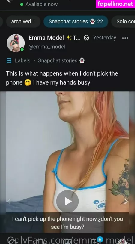 Emma Model OnlyFans Thumbnail #O3JSEhMo1S