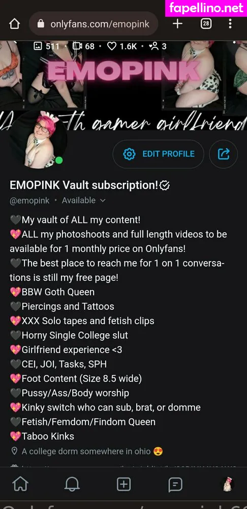 emopink69, tv Nude Leaked OnlyFans Photo #sSCarmgun4