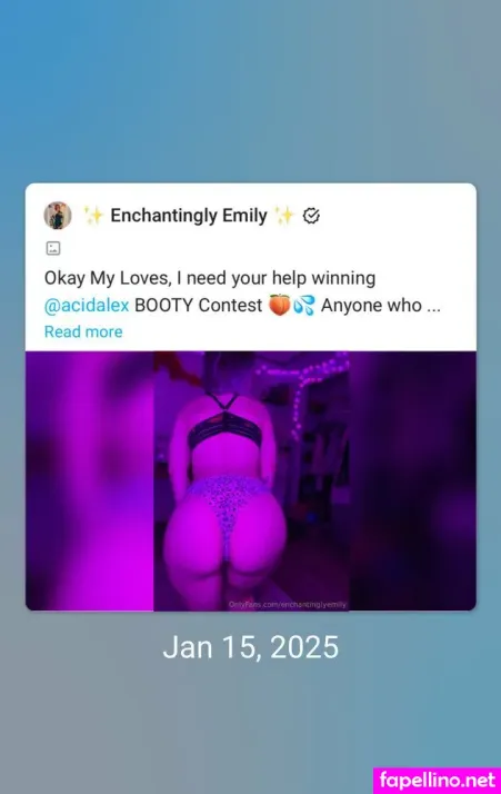 Enchantinglyemily OnlyFans Thumbnail #SkxmoHiXvQ